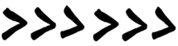Stylized arrows